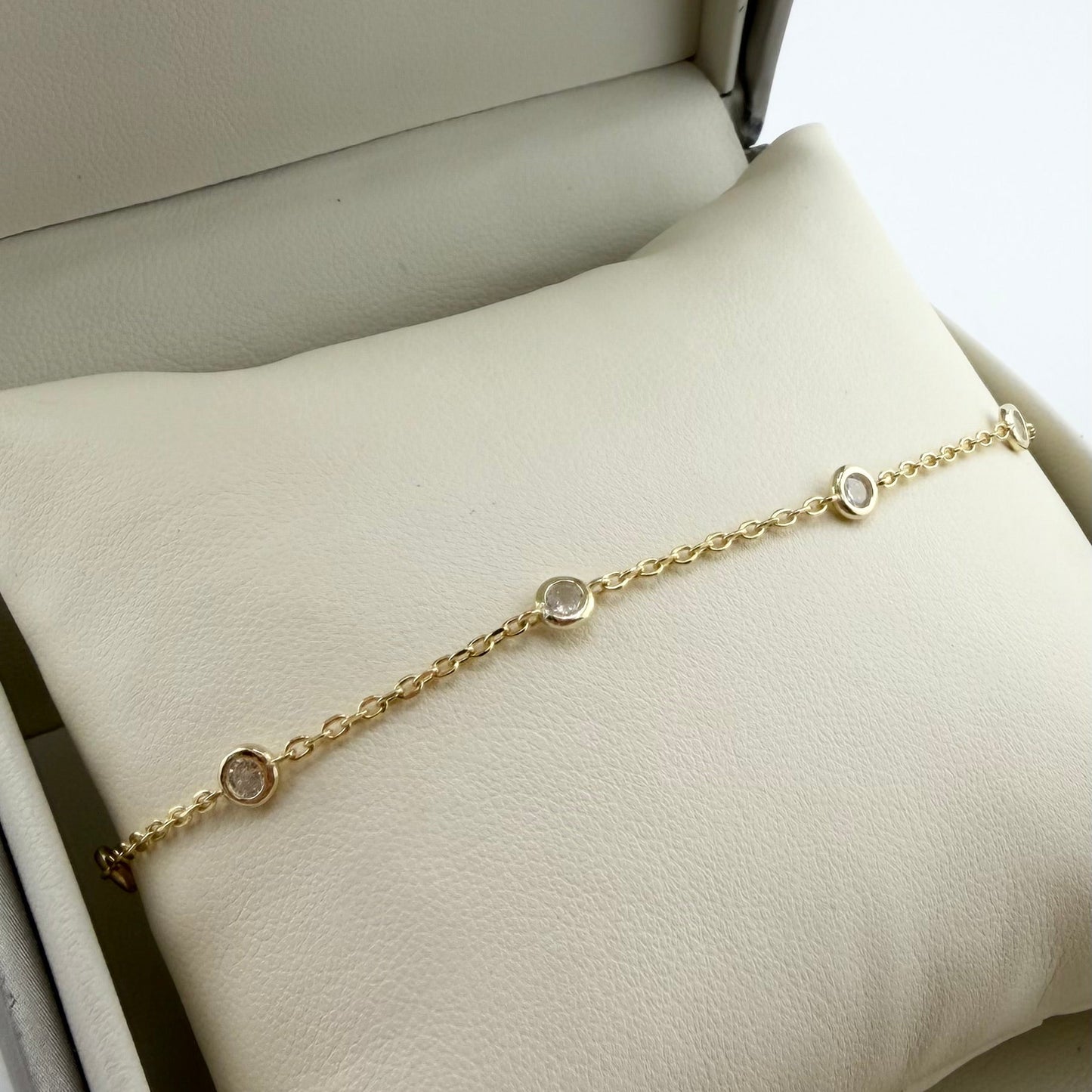 Bracciale con zirconi - argento 925