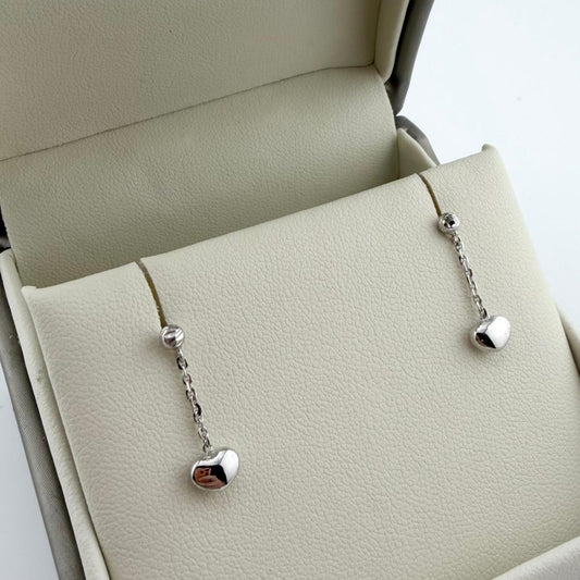 Orecchini pendenti love - Oro 18kt