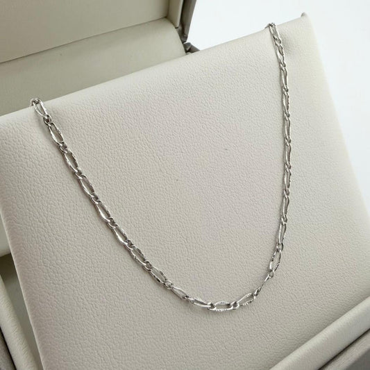 Collana maglia figaro sottile - Oro 18 kt