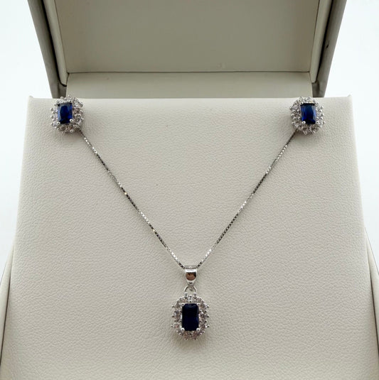 Set collana e orecchini - Argento 925