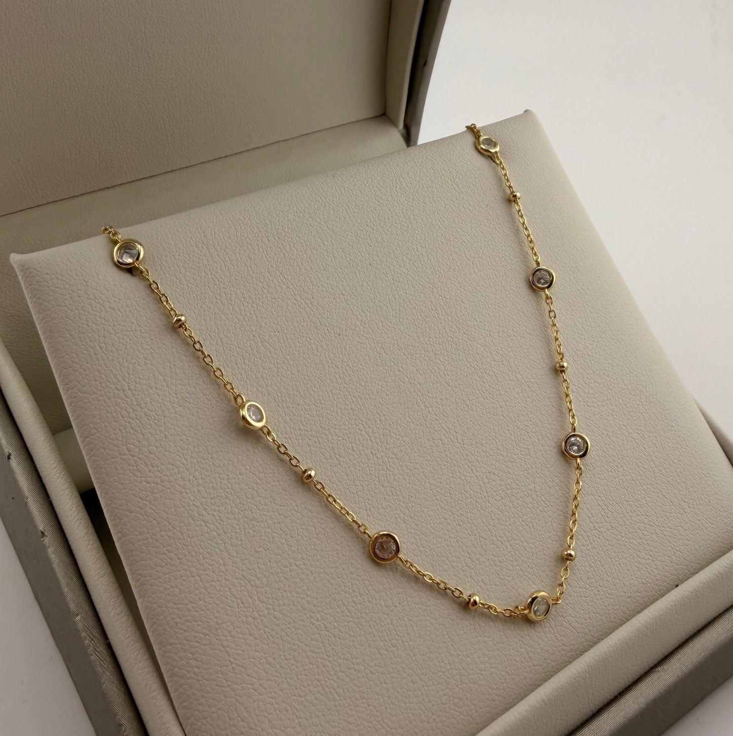 Collana con zirconi - argento 925