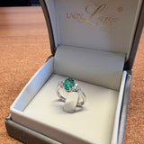 ANELLO IN ORO 18 CARATI CON DIAMANTI