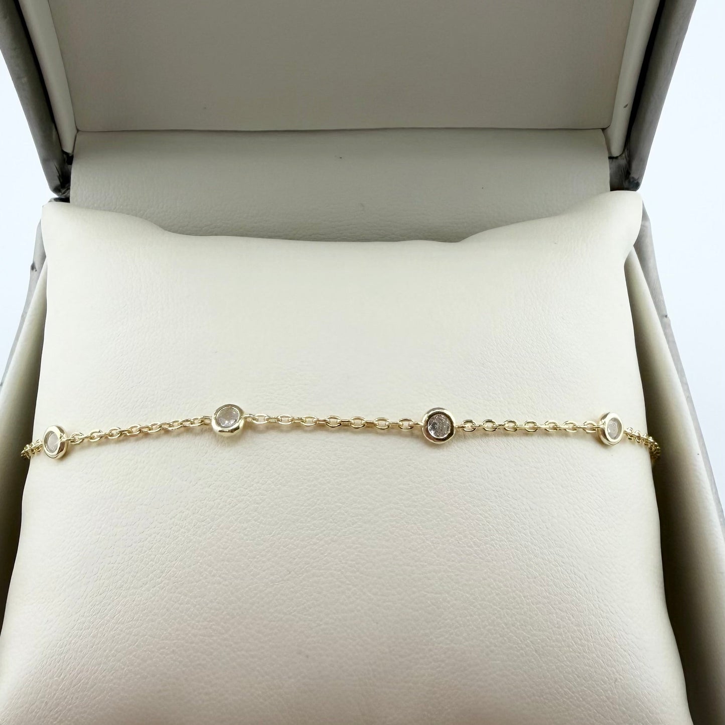 Bracciale con zirconi - argento 925