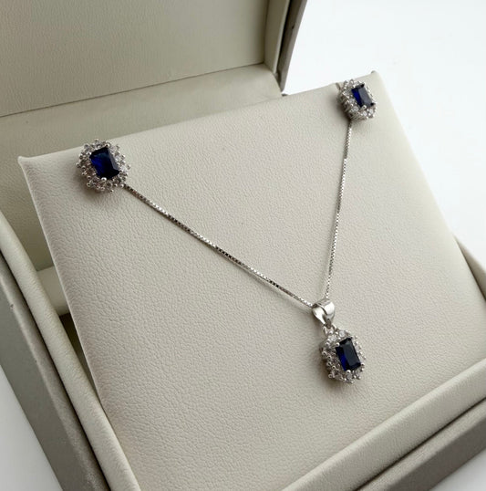 Set collana e orecchini - Argento 925