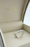 Anello Trilogy con zirconi da 4 mm