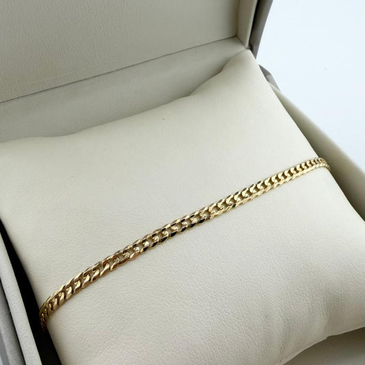 Bracciale maglia groumette - Oro 18 kt