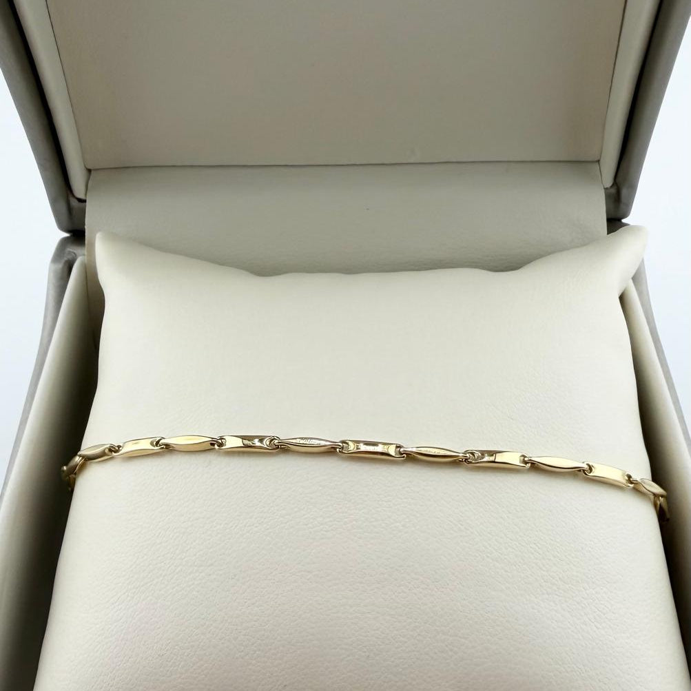 Bracciale lucido tubolare - Oro 18 kt