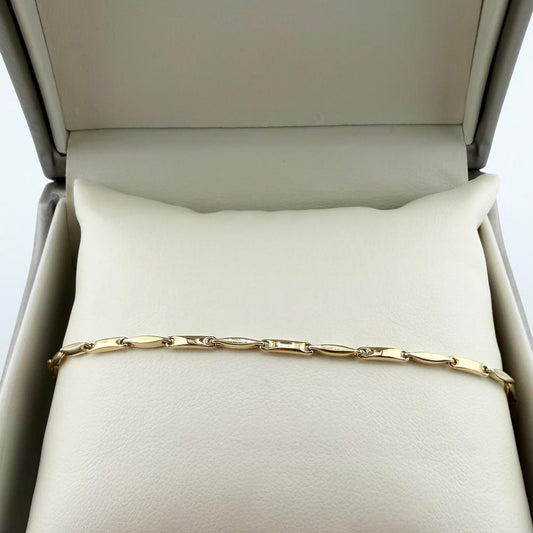 Bracciale lucido tubolare - Oro 18 kt