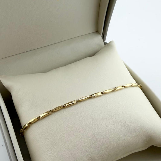 Bracciale lucido tubolare - Oro 18 kt