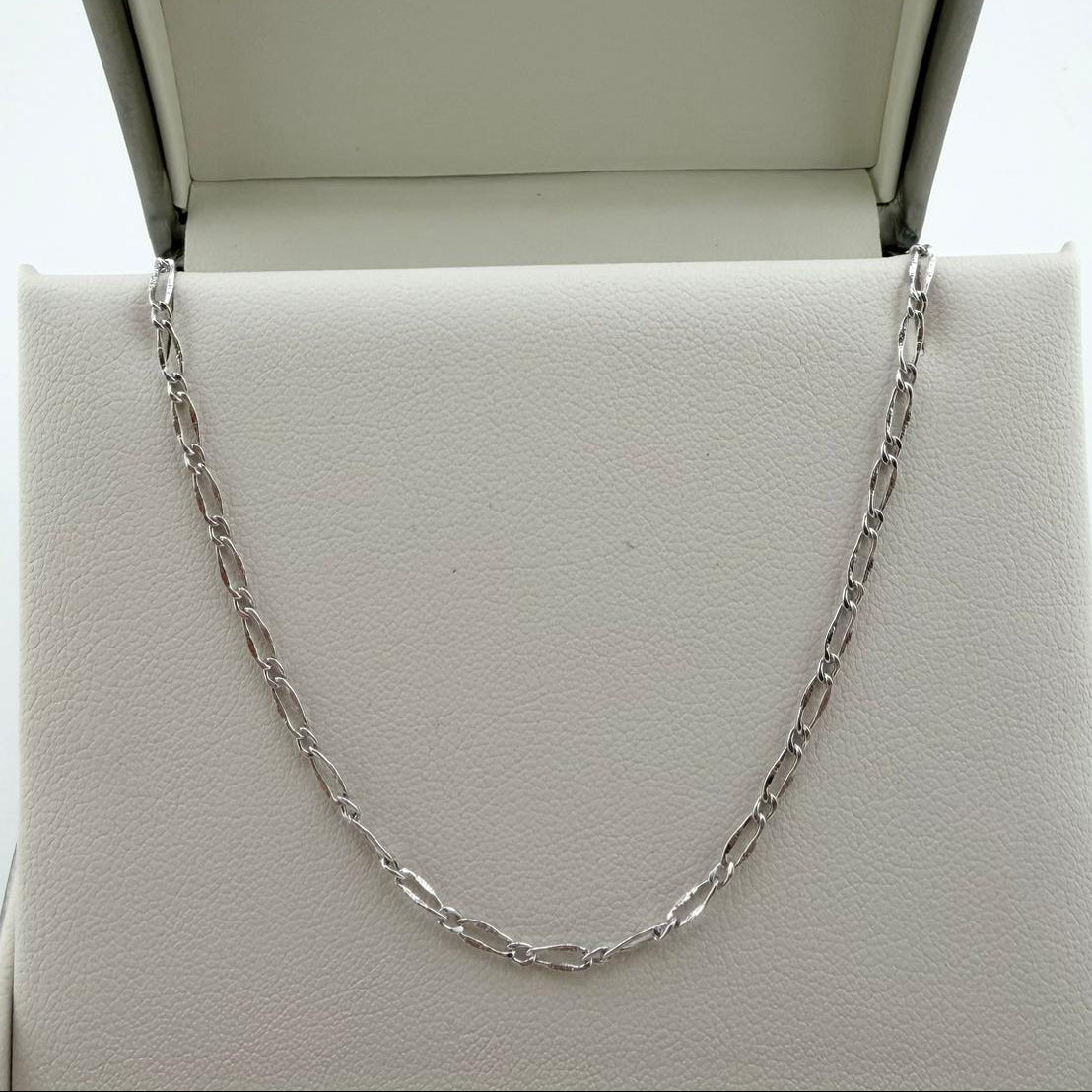 Collana maglia figaro sottile - Oro 18 kt