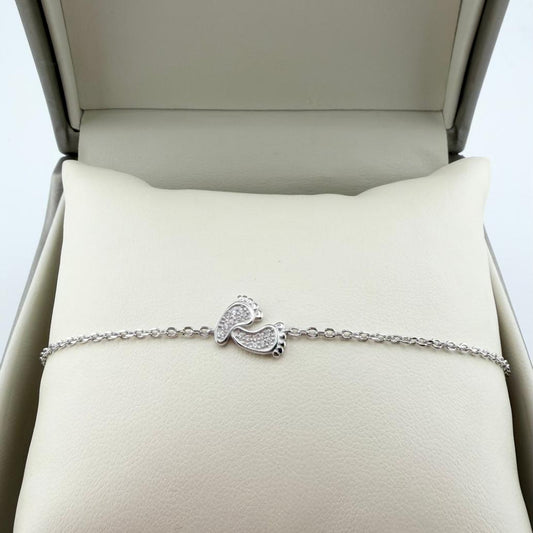 Bracciale piedini - argento 925