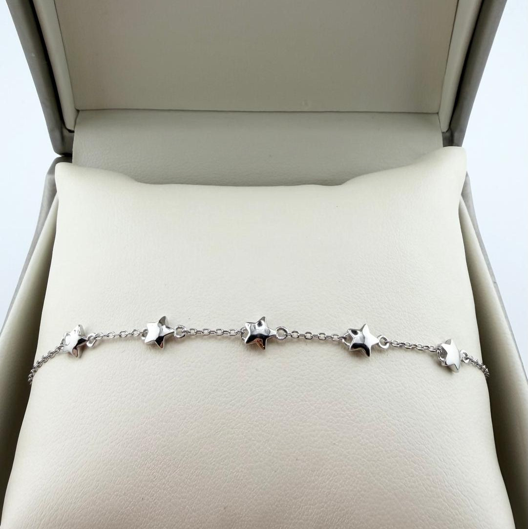 Bracciale stelle lucide - argento 925