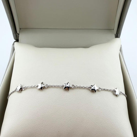 Bracciale stelle lucide - argento 925