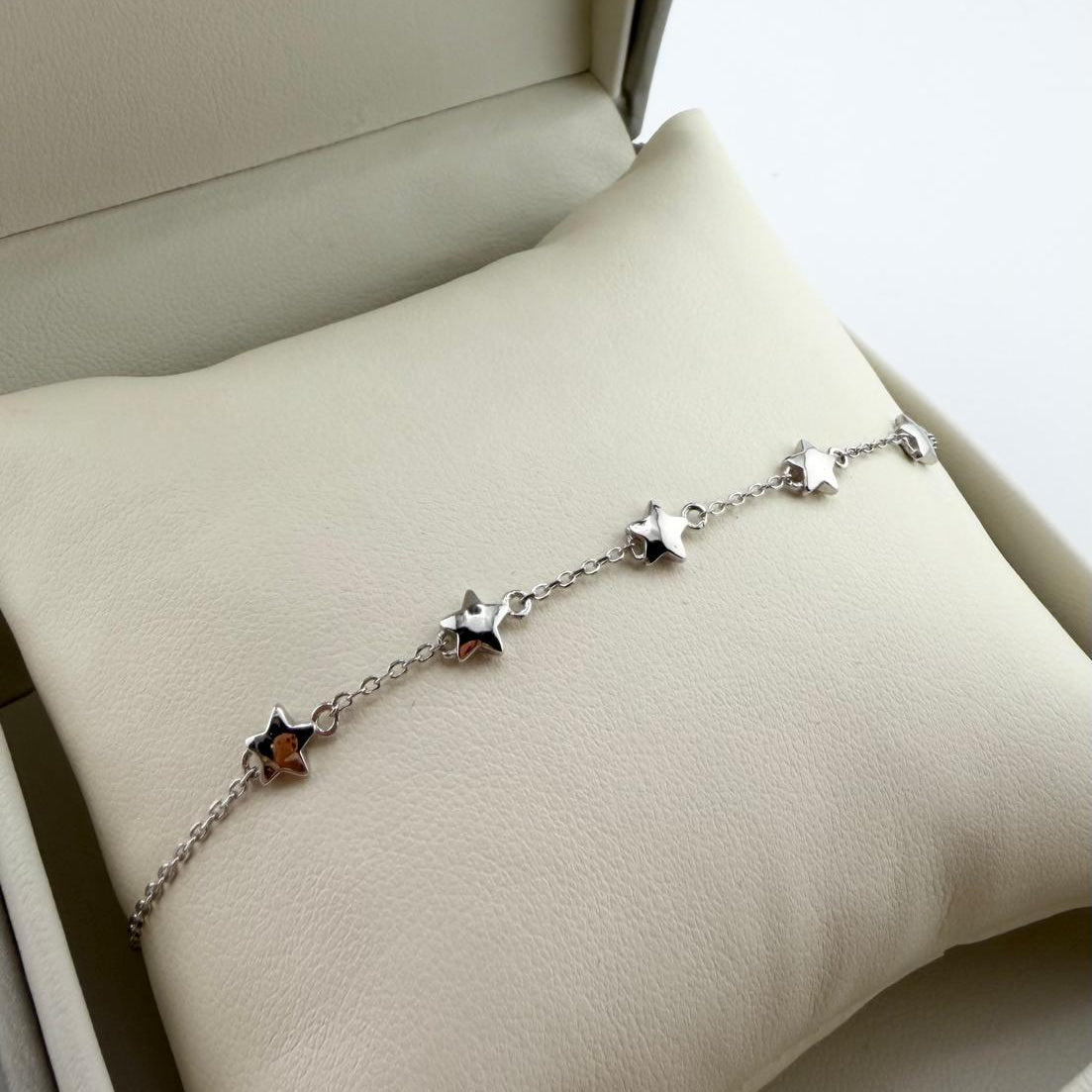 Bracciale stelle lucide - argento 925