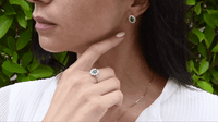 SET COLLANA, ORECCHINI E ANELLO IN ARGENTO 925