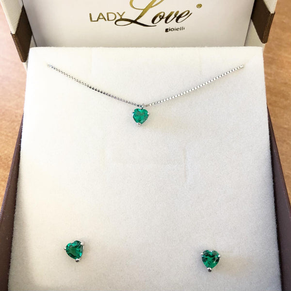 SET COLLANA E ORECCHINI IN ARGENTO 925