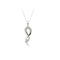 COLLANA IN ORO 18 CARATI CON ZIRCONI