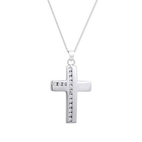 COLLANA IN ORO 18 CARATI CON ZIRCONI