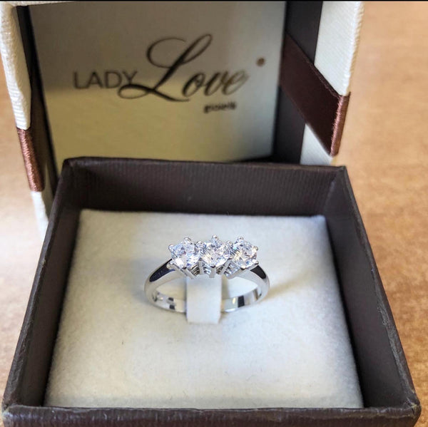 Anello hotsell argento zirconi