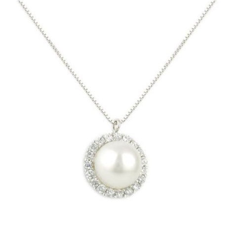 COLLANA IN ORO 18 CARATI CON PERLA