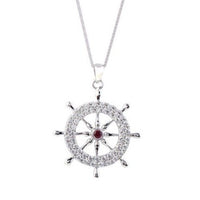 COLLANA IN ORO 18 CARATI CON ZIRCONI