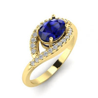 ANELLO IN ORO 18 CARATI CON ZIRCONI