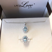 SET COLLANA E ANELLO IN ARGENTO 925