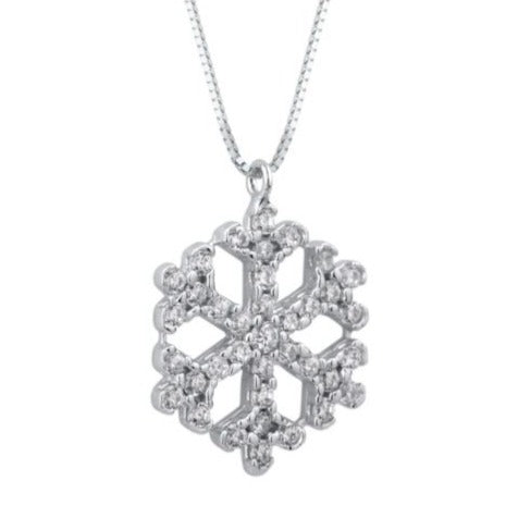 COLLANA IN ORO 18 CARATI CON ZIRCONI