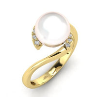ANELLO IN ORO 18 CARATI CON PERLA