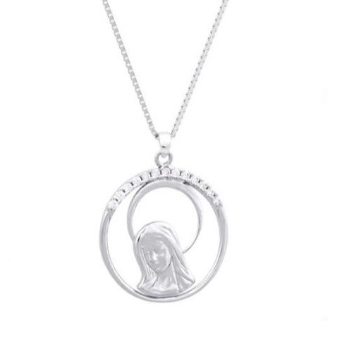 COLLANA IN ORO 18 CARATI CON ZIRCONI