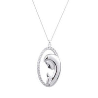 COLLANA IN ORO 18 CARATI CON ZIRCONI