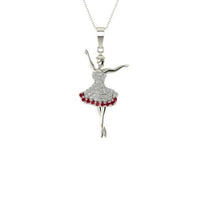 COLLANA IN ORO 18 CARATI CON ZIRCONI