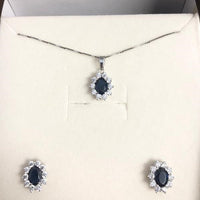 SET ORECCHINI E COLLANA IN ARGENTO 925