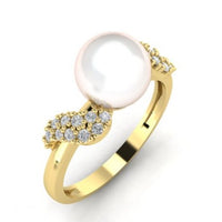 ANELLO IN ORO 18 CARATI CON PERLA