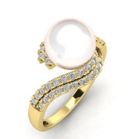 ANELLO IN ORO 18 CARATI CON PERLA