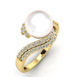 ANELLO IN ORO 18 CARATI CON PERLA