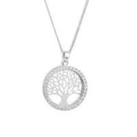 COLLANA IN ORO 18 CARATI CON ZIRCONI