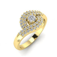 ANELLO IN ORO 18 CARATI CON ZIRCONI