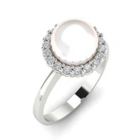 ANELLO IN ORO 18 CARATI CON PERLA