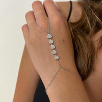 BRACCIALE BACIAMANO IN ARGENTO 925