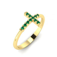 ANELLO IN ORO 18 CARATI CON ZIRCONI
