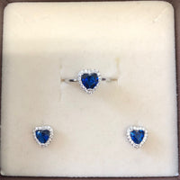 SET ORECCHINI E ANELLO IN ARGENTO 925