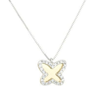 COLLANA IN ORO 18 CARATI CON ZIRCONI