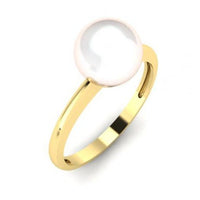 ANELLO IN ORO 18 CARATI CON PERLA