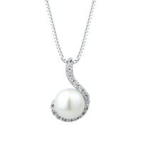 COLLANA IN ORO 18 CARATI CON PERLA