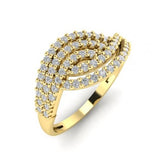 ANELLO IN ORO 18 CARATI CON ZIRCONI