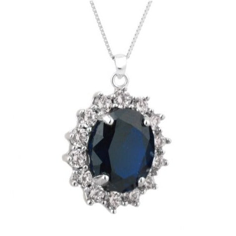 COLLANA IN ORO 18 CARATI CON ZIRCONI