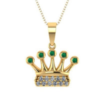 COLLANA IN ORO 18 CARATI CON ZIRCONI